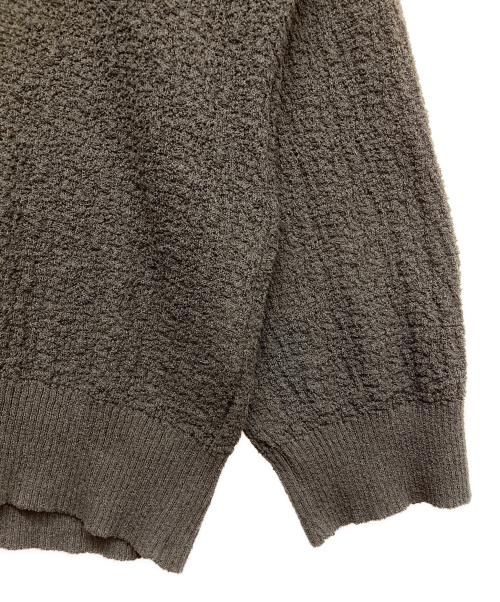 MAISON SPECIAL（メゾンスペシャル）MAISON SPECIAL (メゾンスペシャル) High Twist Amunzen Dress-Over V-Neck Knit Cardigan ブラック サイズ:2の古着・服飾アイテム