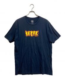 POPSHOP（ポップショップ）の古着「キースヘリングプリントＴシャツ」｜ネイビー