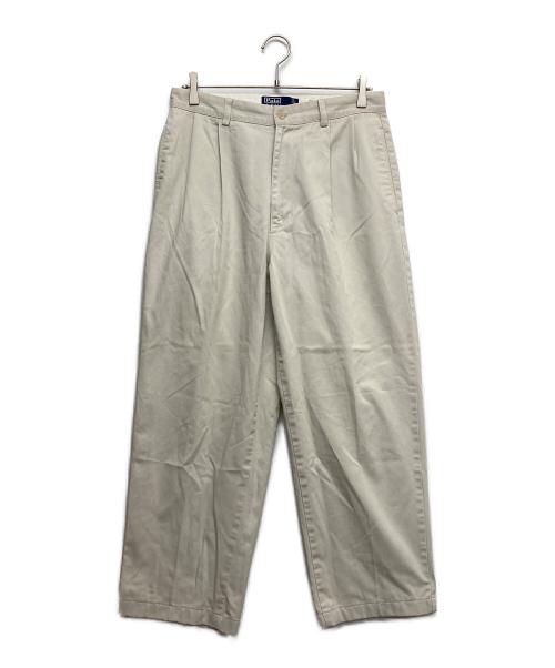 POLO RALPH LAUREN（ポロ・ラルフローレン）POLO RALPH LAUREN (ポロ・ラルフローレン) HAMMOND PANT ホワイト サイズ:W33の古着・服飾アイテム