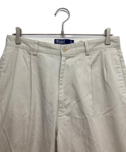 POLO RALPH LAUREN（ポロ・ラルフローレン）POLO RALPH LAUREN (ポロ・ラルフローレン) HAMMOND PANT ホワイト サイズ:W33の古着・服飾アイテム