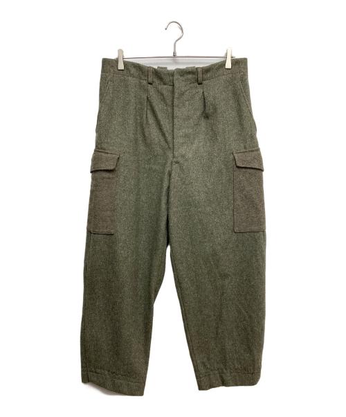 Swedish Army（スウェーデン軍）SWEDISH ARMY (スウェーデン軍) M-39 ウールカーゴパンツ グリーン サイズ:無しの古着・服飾アイテム