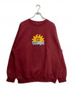 X-LARGEエクストララージ）の古着「SUNRISE CREWNECK SWEAT」｜エンジ