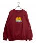 X-LARGE（エクストララージ）の古着「SUNRISE CREWNECK SWEAT」｜エンジ