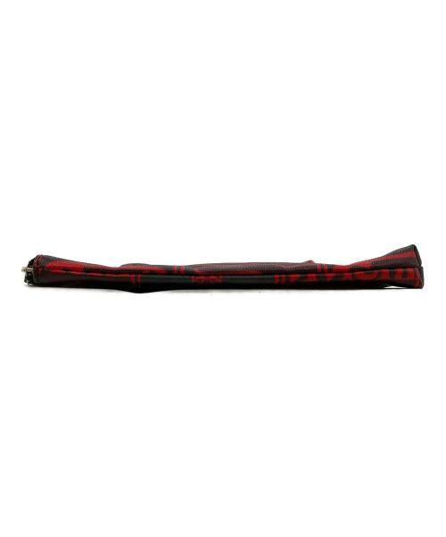 Vivienne Westwood（ヴィヴィアンウエストウッド）Vivienne Westwood (ヴィヴィアンウエストウッド) オーブクラッチハンドバッグ レッドの古着・服飾アイテム