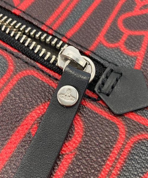 Vivienne Westwood（ヴィヴィアンウエストウッド）Vivienne Westwood (ヴィヴィアンウエストウッド) オーブクラッチハンドバッグ レッドの古着・服飾アイテム