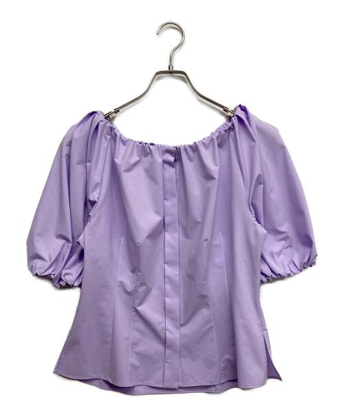 EPOCA（エポカ）EPOCA (エポカ) 半袖ブラウス パープル サイズ:40の古着・服飾アイテム