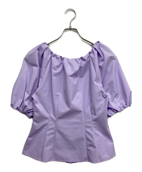 EPOCA（エポカ）EPOCA (エポカ) 半袖ブラウス パープル サイズ:40の古着・服飾アイテム