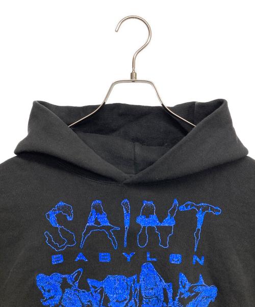 SAINT MICHAEL（セントマイケル）SAINT MICHAEL (セントマイケル) BBLN HOODIE ブラック サイズ:Sの古着・服飾アイテム