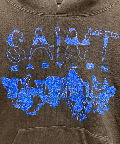 SAINT MICHAEL（セントマイケル）SAINT MICHAEL (セントマイケル) BBLN HOODIE ブラック サイズ:Sの古着・服飾アイテム