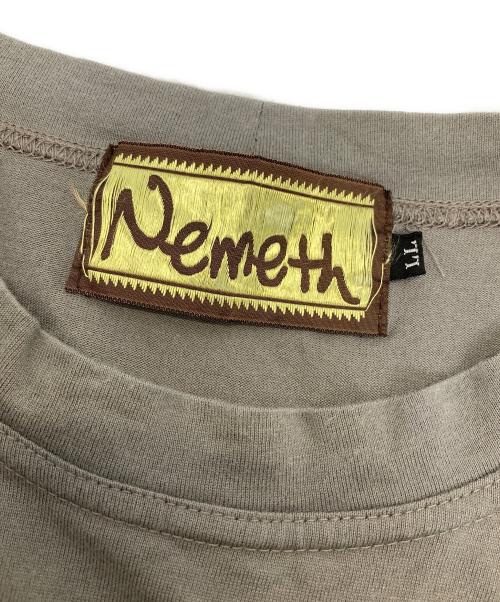 NEMETH（ネメス）Nemeth (ネメス) ローププリントTシャツ グリーン サイズ:XLの古着・服飾アイテム