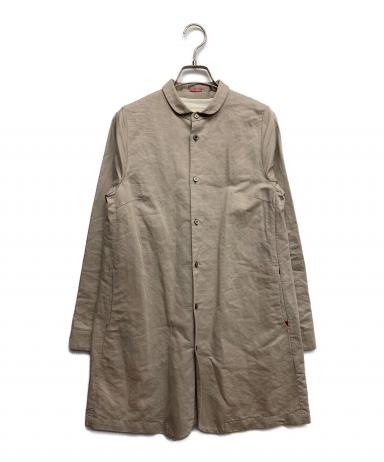 パラスパレス今季新品　山百合柄ドルマン袖シャツベージュ　25300円　0 フリー 中古・古着通販】PAL'LAS PALACE (パラスパレス) リネンブレンドシャツ