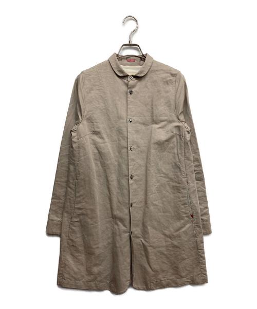 Pal'las Palace（パラスパレス）PAL'LAS PALACE (パラスパレス) リネンブレンドシャツ ベージュ サイズ:2の古着・服飾アイテム