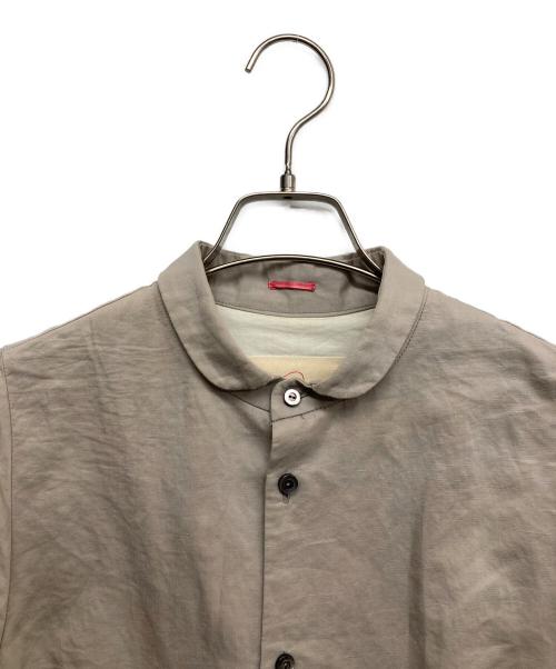 Pal'las Palace（パラスパレス）PAL'LAS PALACE (パラスパレス) リネンブレンドシャツ ベージュ サイズ:2の古着・服飾アイテム