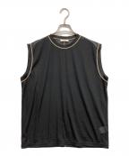 CLANEクラネ）の古着「LINE SHEER S/S」｜ブラック