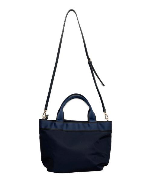 TOCCA（トッカ）TOCCA (トッカ) BICOLOR RIBBON TOTE ネイビーの古着・服飾アイテム
