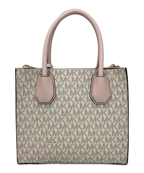 MICHAEL KORS（マイケルコース）MICHAEL KORS (マイケルコース) 2WAYバッグ ベージュの古着・服飾アイテム