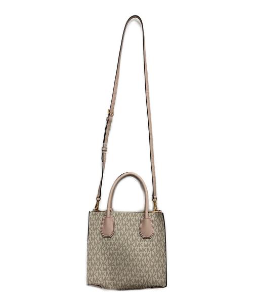 MICHAEL KORS（マイケルコース）MICHAEL KORS (マイケルコース) 2WAYバッグ ベージュの古着・服飾アイテム