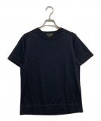 DRAWERドゥロワー）の古着「クルーネックショートスリーブ」｜ブラック