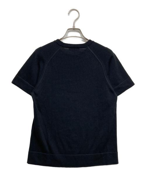 DRAWER（ドゥロワー）DRAWER (ドゥロワー) クルーネックショートスリーブ ブラック サイズ:1の古着・服飾アイテム