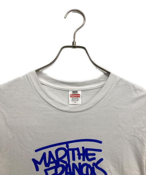 SUPREME（シュプリーム）SUPREME (シュプリーム) MARITHE+FRANCOIS GIRBAUD (マリテフランソワジルボー) プリントTシャツ ホワイト サイズ:Sの古着・服飾アイテム