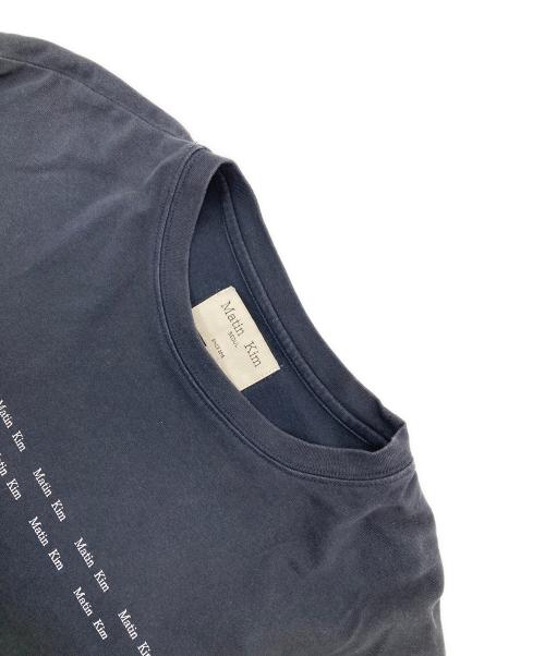 Matin Kim（マーティン・キム）Matin Kim (マーティン・キム) プリントTシャツ ネイビー サイズ:Fの古着・服飾アイテム