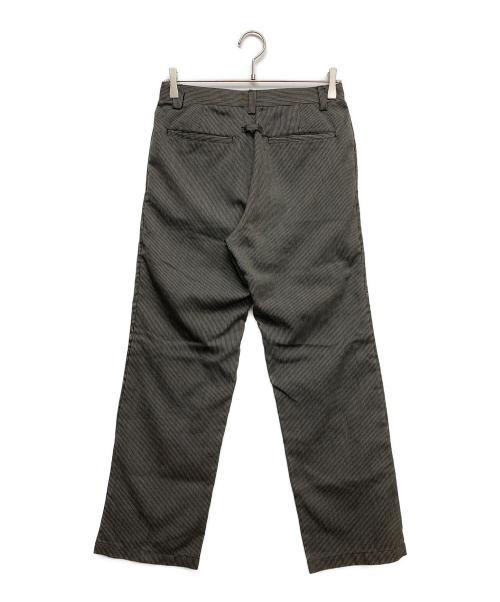 GAULTIER HOMME OBIET（ゴルチェオムオブジェ）GAULTIER HOMME OBIET (ゴルチェオムオブジェ) ストライプパンツ ブラック サイズ:76の古着・服飾アイテム