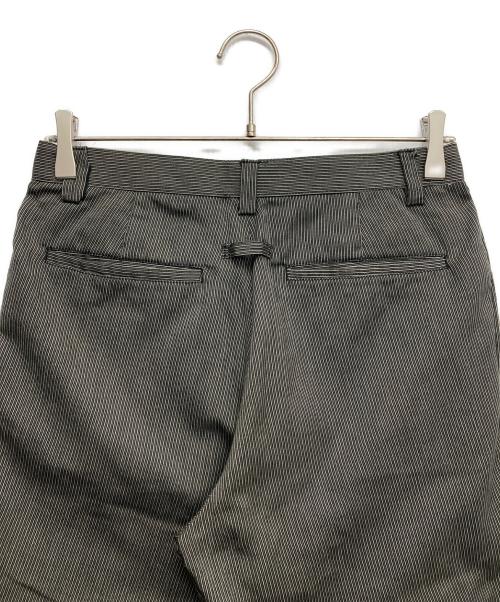 GAULTIER HOMME OBIET（ゴルチェオムオブジェ）GAULTIER HOMME OBIET (ゴルチェオムオブジェ) ストライプパンツ ブラック サイズ:76の古着・服飾アイテム