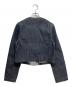 anuans (アニュアンス) ノーカラーデニムジャケット インディゴ サイズ:S：12000円