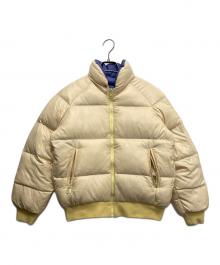 MONCLER（モンクレール）の古着「リバーシブルダウンジャケット」｜イエロー×パープル