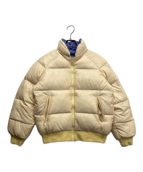 MONCLER（モンクレール）MONCLER (モンクレール) リバーシブルダウンジャケット イエロー×パープル サイズ:胸囲85/身長160の古着・服飾アイテム