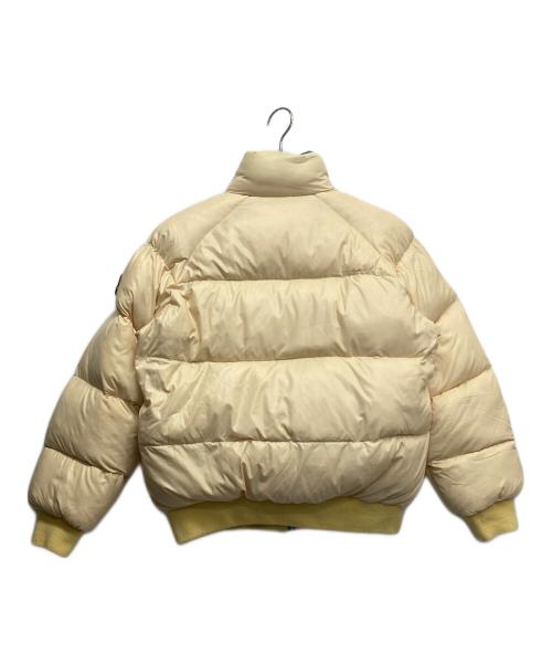 MONCLER（モンクレール）MONCLER (モンクレール) リバーシブルダウンジャケット イエロー×パープル サイズ:胸囲85/身長160の古着・服飾アイテム