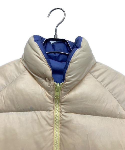 MONCLER（モンクレール）MONCLER (モンクレール) リバーシブルダウンジャケット イエロー×パープル サイズ:胸囲85/身長160の古着・服飾アイテム