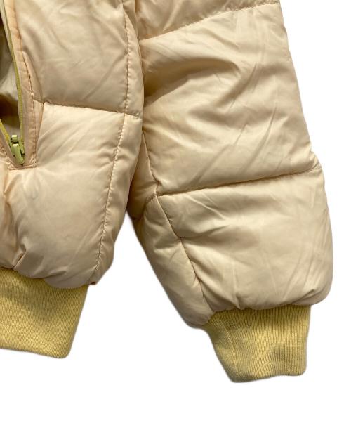 MONCLER（モンクレール）MONCLER (モンクレール) リバーシブルダウンジャケット イエロー×パープル サイズ:胸囲85/身長160の古着・服飾アイテム