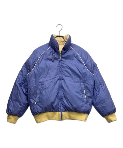 MONCLER（モンクレール）MONCLER (モンクレール) リバーシブルダウンジャケット イエロー×パープル サイズ:胸囲85/身長160の古着・服飾アイテム