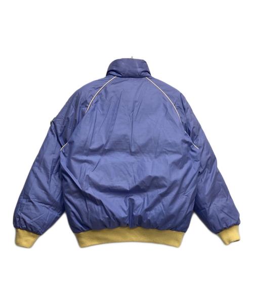 MONCLER（モンクレール）MONCLER (モンクレール) リバーシブルダウンジャケット イエロー×パープル サイズ:胸囲85/身長160の古着・服飾アイテム
