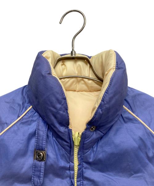 MONCLER（モンクレール）MONCLER (モンクレール) リバーシブルダウンジャケット イエロー×パープル サイズ:胸囲85/身長160の古着・服飾アイテム