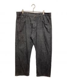 SEAN JOHN（ショーンジョン）の古着「スーパーワイドデニムパンツ」｜ブラック