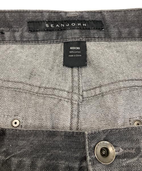 SEAN JOHN（ショーンジョン）SEAN JOHN (ショーンジョン) スーパーワイドデニムパンツ ブラック サイズ:40×30の古着・服飾アイテム