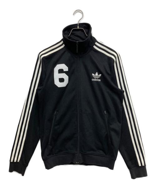 adidas（アディダス）adidas (アディダス) トラックジャケット ホワイト×ブラック サイズ:105の古着・服飾アイテム