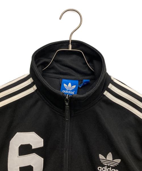 adidas（アディダス）adidas (アディダス) トラックジャケット ホワイト×ブラック サイズ:105の古着・服飾アイテム