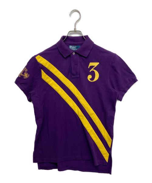 POLO RALPH LAUREN（ポロ・ラルフローレン）POLO RALPH LAUREN (ポロ・ラルフローレン) ナンバリングポロシャツ パープル サイズ:Sの古着・服飾アイテム