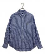 POLO RALPH LAURENポロ・ラルフローレン）の古着「L/Sリネンシャツ」｜ブルー