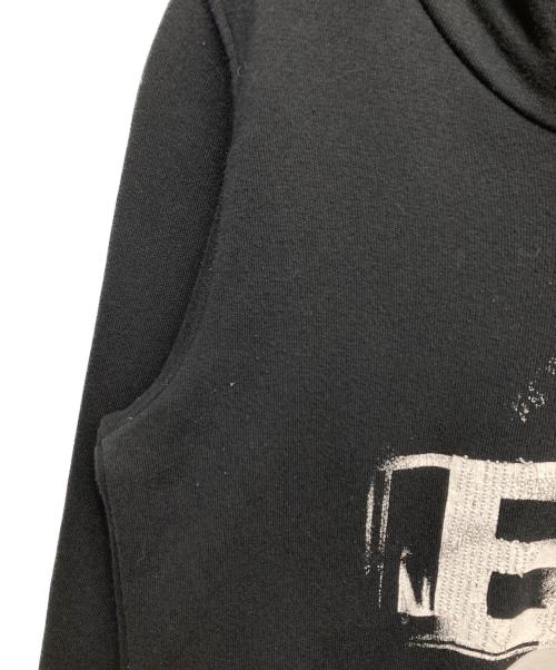 DIESEL（ディーゼル）DIESEL (ディーゼル) プリントパーカー ホワイト×ブラック サイズ:Sの古着・服飾アイテム