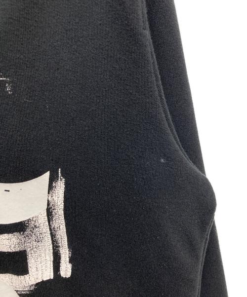 DIESEL（ディーゼル）DIESEL (ディーゼル) プリントパーカー ホワイト×ブラック サイズ:Sの古着・服飾アイテム