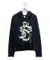 DIESEL（ディーゼル）の古着「プリントパーカー」｜ホワイト×ブラック