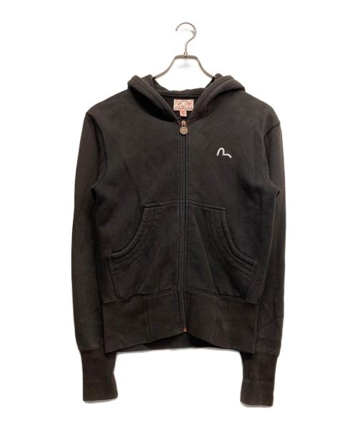 EVISU（エヴィス）EVISU (エヴィス) カモメジップアップパーカー ブラック サイズ:32の古着・服飾アイテム