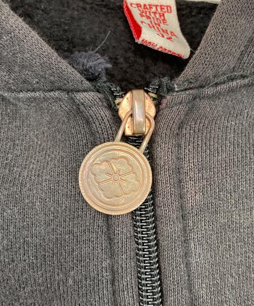EVISU（エヴィス）EVISU (エヴィス) カモメジップアップパーカー ブラック サイズ:32の古着・服飾アイテム