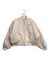 NIKE（ナイキ）の古着「REV FAUX FUR BOMBER」｜ライトピンク
