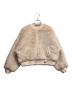 中古・古着 NIKE (ナイキ) REV FAUX FUR BOMBER ライトピンク サイズ:S：8000円