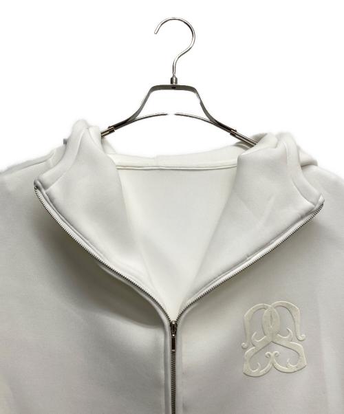 Snidel（スナイデル）Snidel (スナイデル) ジップパーカー ホワイト サイズ:FREEの古着・服飾アイテム